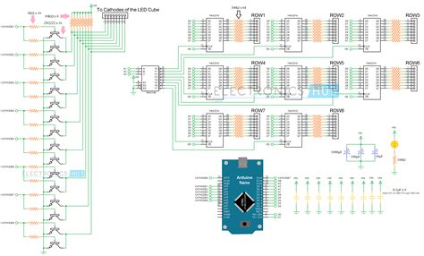 The analogue pins are starts from pin number 1,2,5,6,7,8,9,10,11,12,13,14, and pin number 16. LED CUBE 8X8X8 PROJECT PDF