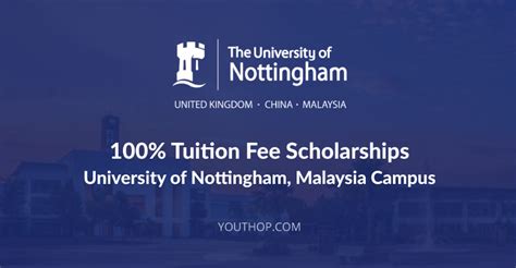 Um began its activity in 1949. 100% Tuition Fee Scholarships at University of Nottingham ...