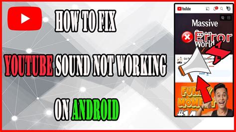 How To Fix Youtube Sound Not Working On Android Youtube