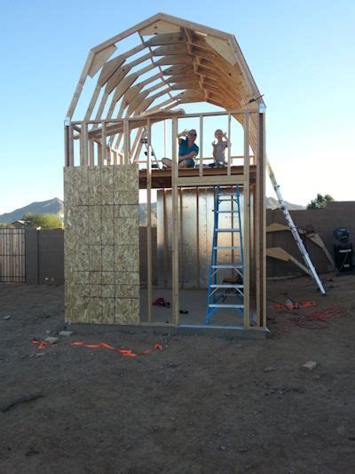Sheds, garages & outdoor storage. Building a Shed Loft Made Easy