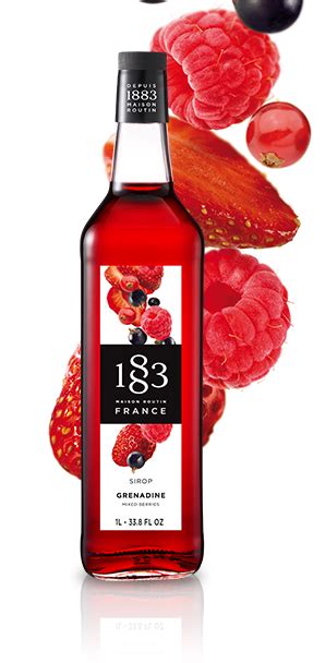 1883 Grenadine Syrup 1L Gourmet Syrups 1883 Maison Routin