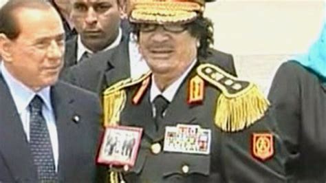 Bbc News Europe Gaddafi Makes First Italy Visit