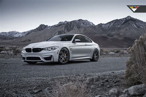 This product consists of a front bumper with integrated front splitter, front fenders, aero side blades, rear fenders, and rear bumper with an integrated rear diffuser element. BMW M4 With Vorsteiner FlowForged V-FF 103 Wheels