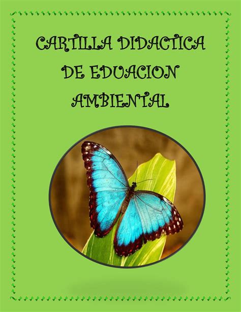 Calaméo Cartilla Didáctica De Educación Ambiental