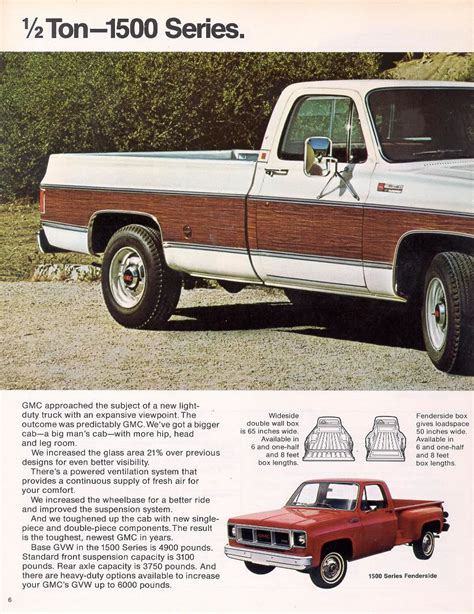 1973 Chevrolet And Gmc Truck Brochures 1973 Gmc Light Duty Trucks 06