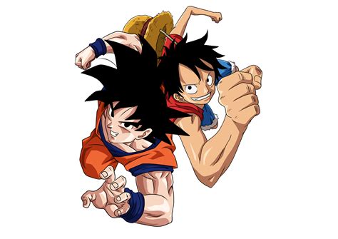 Gear 5 Luffy Vs Goku Goku And Luffy By Rudy Nurdiawan Even With His