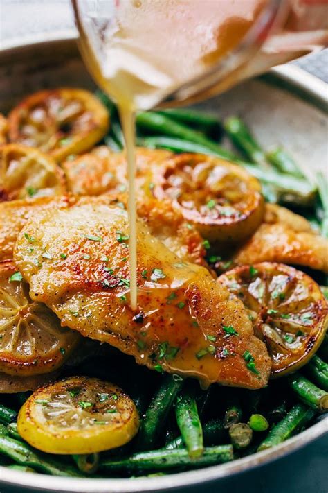 Boneless, skinless chicken breast recipes with tons of flavor—from crispy cutlets to flavorful soups, and more. Pan seared chicken, sauteed green beans all drizzled in a ...