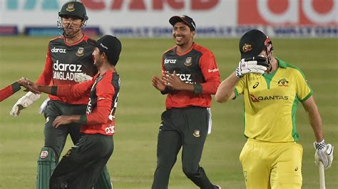 Bangladesh Claim First T20 Win Over Australia As Spinner Nasum Ahmed