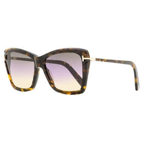 tom ford butterfly sunglasses tf849 leah 55b vintage havana gold 64mm ft0849 008673238850