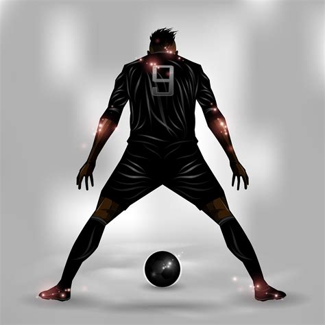 Soccer Player Ready To Shoot 640489 Vector Art At Vecteezy