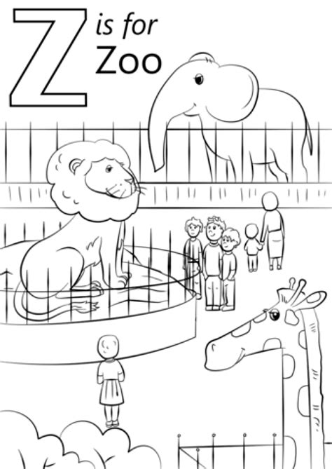 Get This Kids Printable Zoo Coloring Pages Free 36472