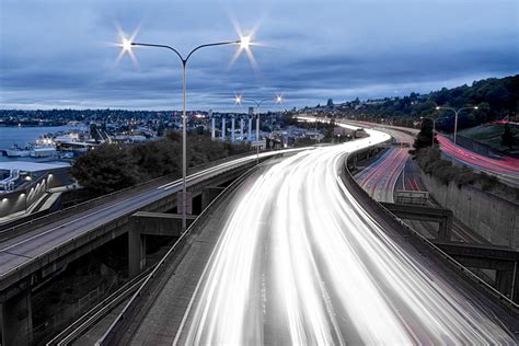 Seattle Traffic Streams [4288 x 2484] | Exposure photography, Streaming