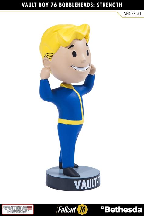 Fallout 76 Vault Boy 76 Bobbleheads Series One Strength Gaming Heads