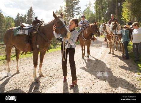 Alicia Hammond Takes Guests For A Ride At Artemis Acres Guest Ranch