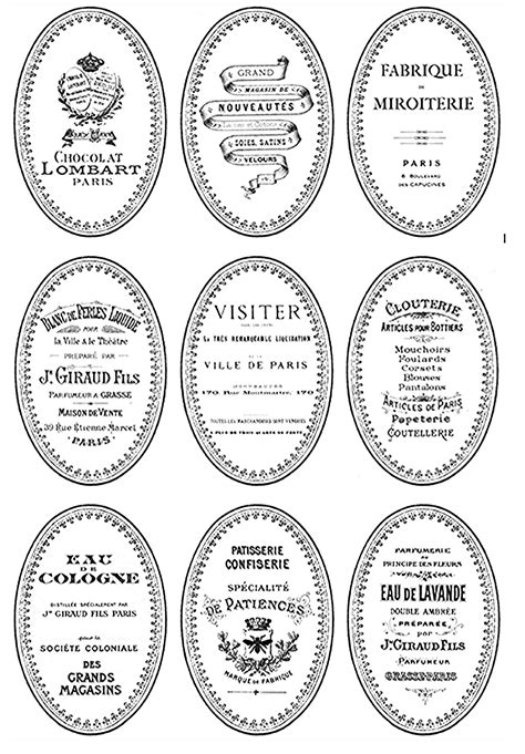 printable vintage labels