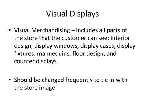 Ppt Visual Displays Powerpoint Presentation Free Download Id2695609