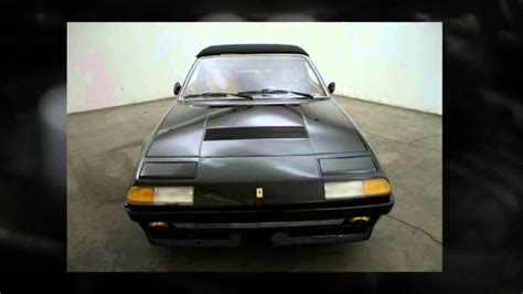 The car is matching number, all original with ferrari accessories (tools, books, spare wheel etc.) still present and has very low kms (only 58 000 kms). 1984 Ferrari 400i Spider Conversion For Sale! - YouTube