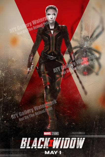 Black Widow 2020 Style A New Advance Movie Poster Scarlett