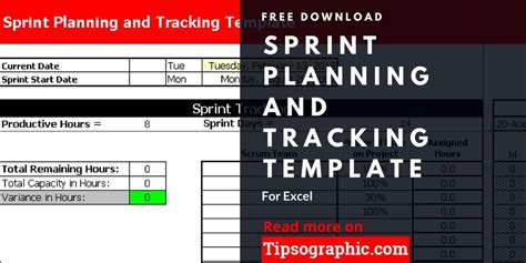Sprint Capacity Planning Excel Template Free Download This Excel