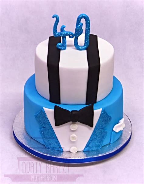 40th Birthday Cake For A Man Cake By Lenka Budinova Cakesdecor