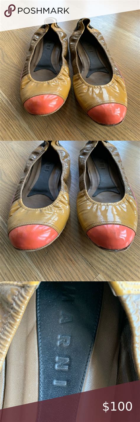 Marni Multicolored Ballet Flats Gently Used In Good Condition Size 41