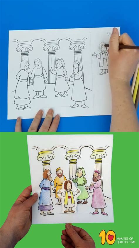 47 Best Ideas For Coloring Jesus At The Temple Craft