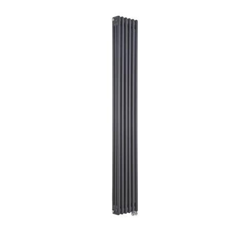 Milano Windsor Traditional Anthracite Vertical Triple Column Electric