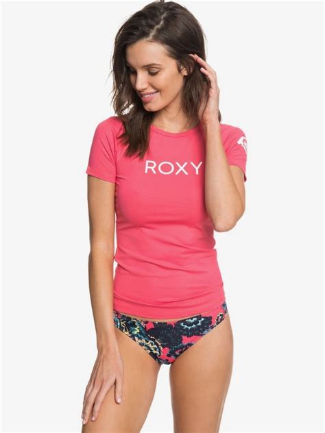 Roxy Surf Short Sleeve Upf 50 Rashguard 191274381862 Roxy