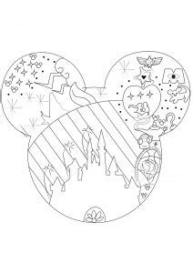 This coloring sheet features the major princesses from the disney franchise. New Free and exclusive Coloring pages for adults - Just Color