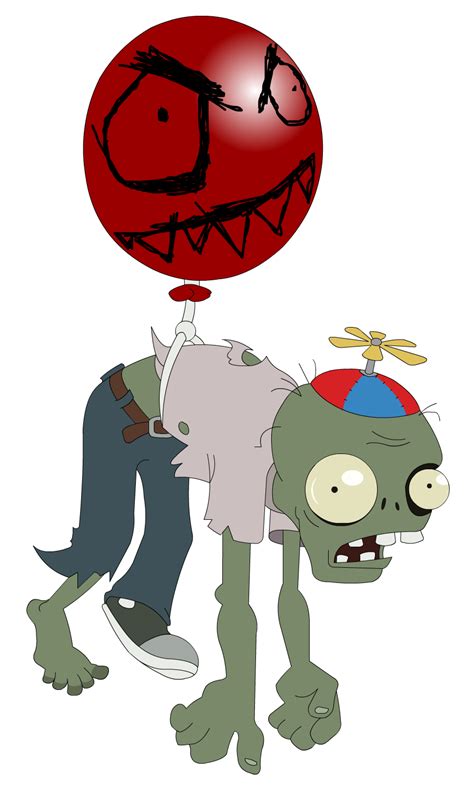 Plants Vs Zombies Balloon Zombie By Flash Gavo On