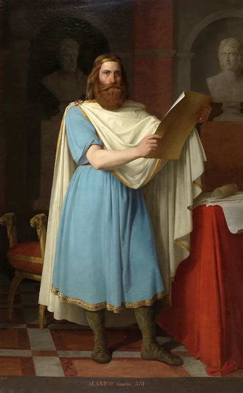Alaric Ii King Of The Visigoths Painting By Antonio Maria Esquivel Pixels