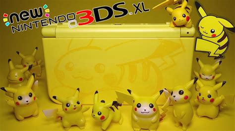 Unboxing Pikachu Yellow Edition New Nintendo 3ds Xl 2017 Pokemon