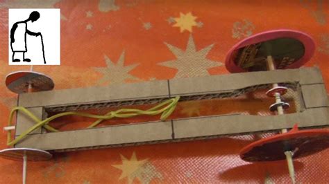 Let's make Rubber Band Powered Car #5 