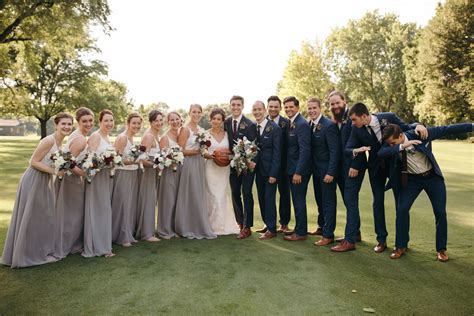 Match your suit and shoes perfectly with this cheat sheet. Bridal Party || bridesmaids, separates, topshop, ivory tank, grey skirt, navy blue suit, brown ...
