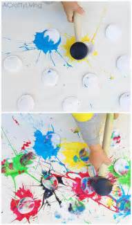 Paint Splat Art Activity For Kids Crafty Morning