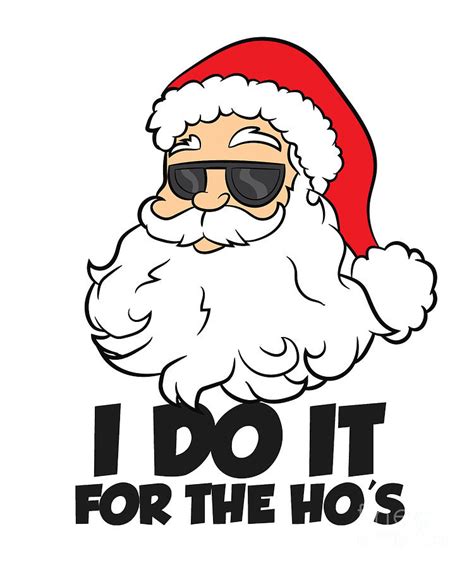 funny christmas i do it for the hos christmas santa tapestry textile by eq designs fine art