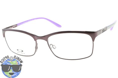 oakley rx eyeglasses ox3157 0253 intuitive women s brushed blackberry
