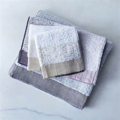 Soft Linen And Cotton Colorblock Towels On Food52 Cotton Bath Towels