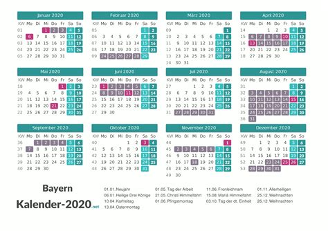 Ferien Bayern 2023 Ferienkalender Zum Ausdrucken A52