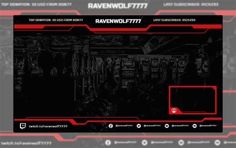 Live Streaming Overlay Twitch Stream Overlay Template 2018 4