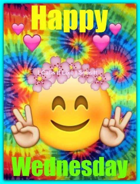Happy Wednesday Emoji Hintergrund Hintergrundbilder Iphone Frieden