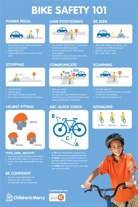 Bike Safety Brochure Bikewalkkc
