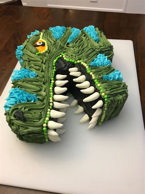 43 T Rex Dinosaur Cake Template