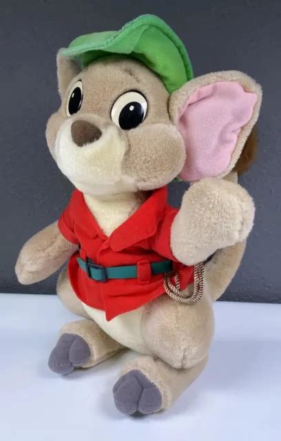 Vtg Disney The Rescuers Down Under Jake Kangaroo Rat Plush Stuffed