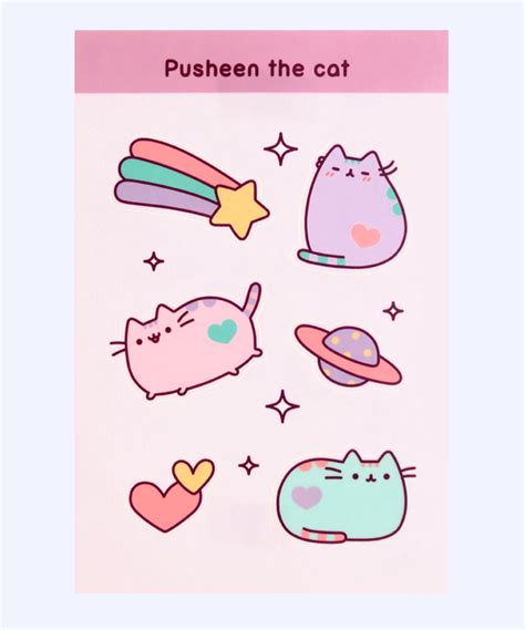 Pusheen The Cat Hey Chickadee Pusheen Stickers Cute Stickers