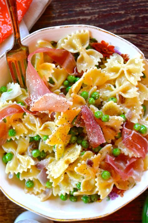 Farfalle With Peas And Prosciutto 6 Of 6 6 Of 1 Ciao Chow Bambina