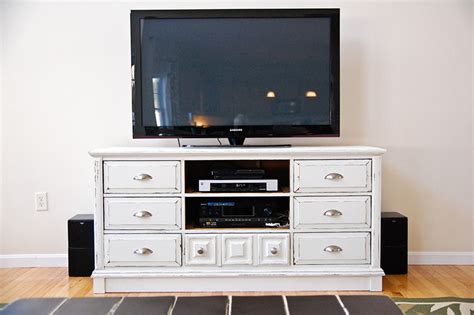 Wall brackets, open shelf, console and standalone towers. Be Different...Act Normal: Dresser to TV Stand
