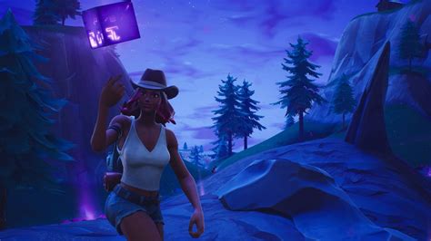 Download Calamity Fornite With Cube Wallpaper