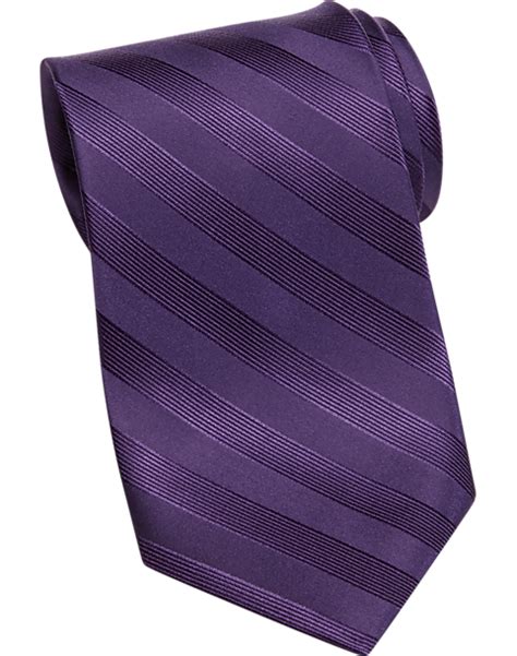 Nautica Purple Stripe Extra Long Tie Mens Big And Tall Mens Wearhouse