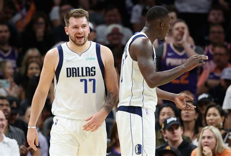 Mavs Vs Suns Game 7 Luka Doncic All Smiles After Blowout Win Devin Booker Sad Over ‘ass